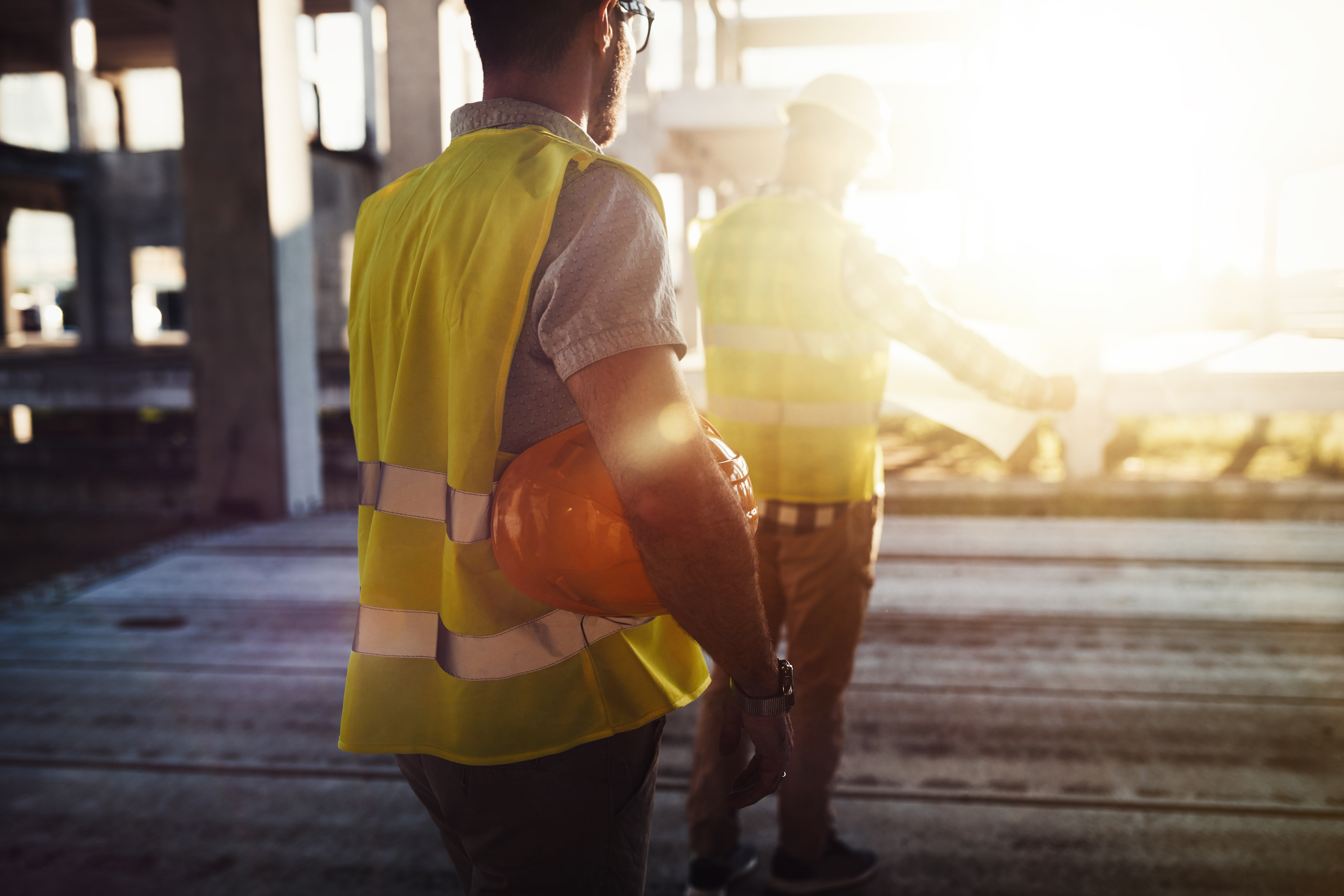 Construction workers onsite